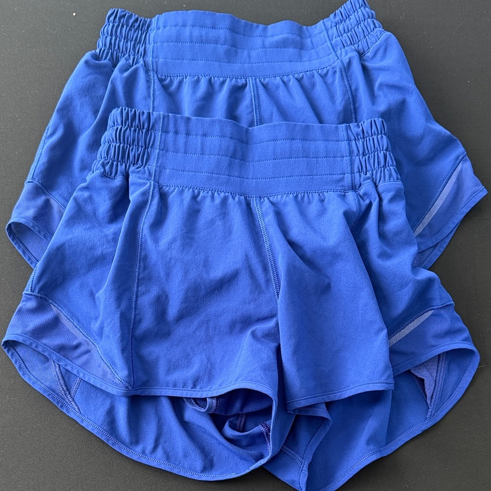 Women's Blue Athletic Shorts